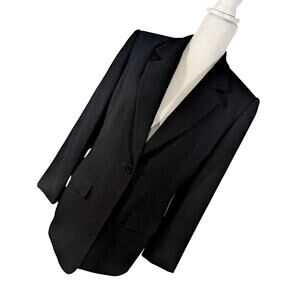 LIZ CLAIBORNE! GORGEOUS ONE BUTTON, TAILORED, LONG LAPEL BLAZER, JACKET! SZ 12P